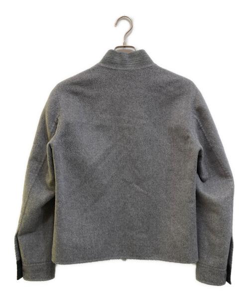 RING JACKET（リングジャケット）RING JACKET (リングヂャケット) ダブルフェイスジップアップジャケット グレー サイズ:2の古着・服飾アイテム