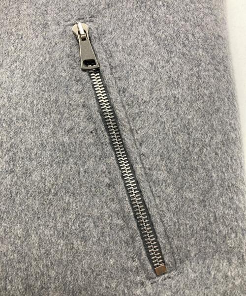 RING JACKET（リングジャケット）RING JACKET (リングヂャケット) ダブルフェイスジップアップジャケット グレー サイズ:2の古着・服飾アイテム