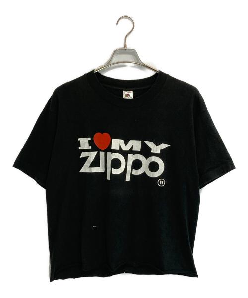 FRUIT OF THE LOOM（フルーツオブザルーム）FRUIT OF THE LOOM (フルーツオブザルーム) 80'sヴィンテージT ブラック サイズ:Lの古着・服飾アイテム