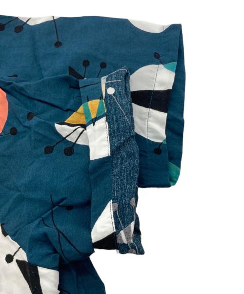 Aloha Blossom（アロハブロッサム）Aloha Blossom (アロハブロッサム) ATOMIC NAVY オープンカラーシャツ ネイビー サイズ:40の古着・服飾アイテム