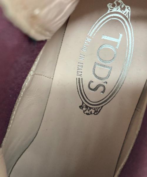 TOD'S（トッズ）TOD'S (トッズ) サイドゴアブーツ ボルドー サイズ:37の古着・服飾アイテム