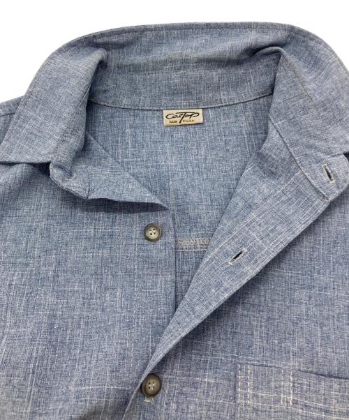 CalTop（キャルトップ）CalTop (キャルトップ) ワイドシャツ ブルー サイズ:-の古着・服飾アイテム