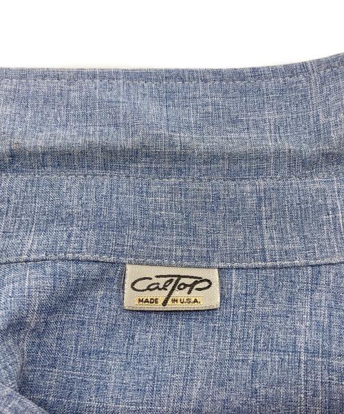CalTop（キャルトップ）CalTop (キャルトップ) ワイドシャツ ブルー サイズ:-の古着・服飾アイテム