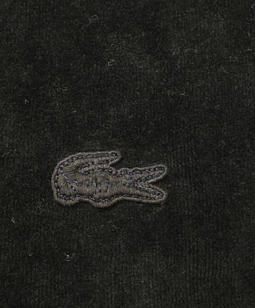 LACOSTE LIVE（ラコステライブ）LACOSTE LIVE (ラコステライブ) ベロアトラックジャケット ブラック サイズ:Sの古着・服飾アイテム