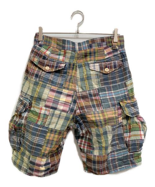 POLO RALPH LAUREN（ポロ・ラルフローレン）POLO RALPH LAUREN (ポロ・ラルフローレン) チェックカーゴショーツ マルチカラー サイズ:-の古着・服飾アイテム