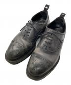 W.H×nano・universeダブルエイチ×ナノ・ユニバース）の古着「セミブローグシューズ」｜ブラック