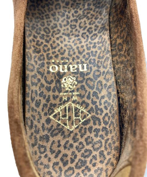 W.H（ダブルエイチ）W.H (ダブルエイチ) nano・universe (ナノ・ユニバース) スウェードローファー ブラウン サイズ: 7.5の古着・服飾アイテム