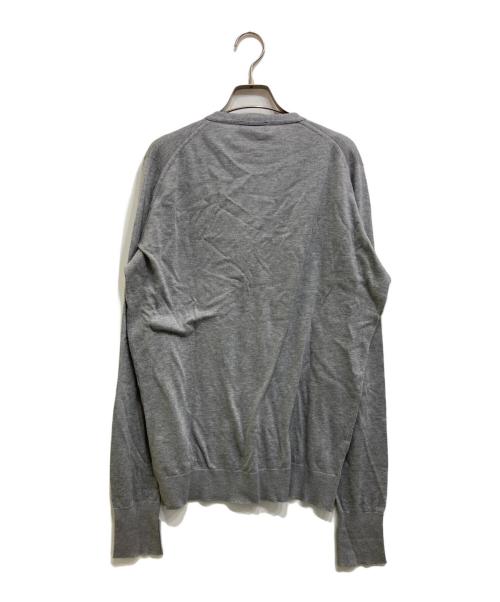 JOHN SMEDLEY（ジョンスメドレー）JOHN SMEDLEY (ジョンスメドレー) CONNAUGHT VN CARDIGAN LS TBC EASY FIT グレー サイズ:Sの古着・服飾アイテム