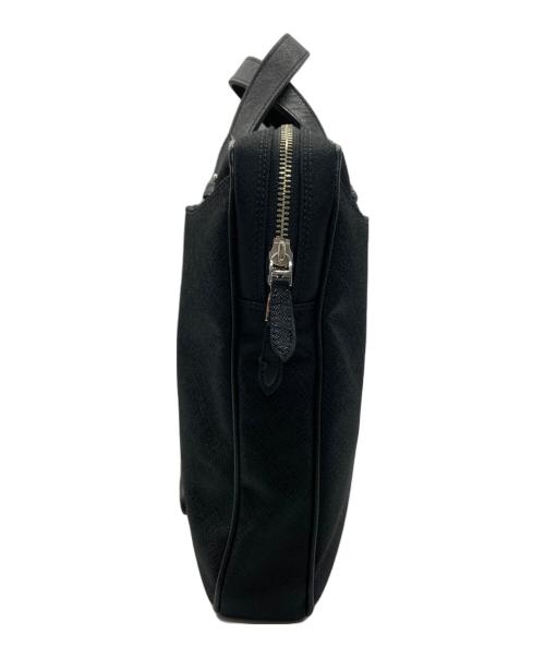 PELLE MORBIDA（ペッレモルビダ）PELLE MORBIDA (ペッレモルビダ) 2way 1ルーム ブリーフケース ブラックの古着・服飾アイテム