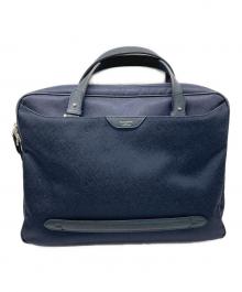 PELLE MORBIDA（ペッレモルビダ）の古着「2way 1ルーム ブリーフケース」｜ネイビー