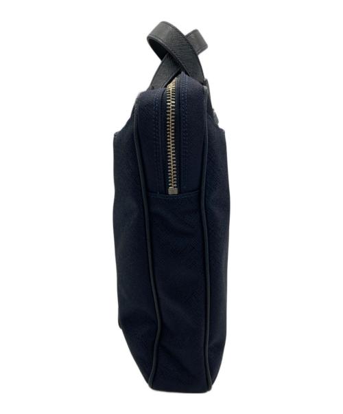 PELLE MORBIDA（ペッレモルビダ）PELLE MORBIDA (ペッレモルビダ) 2way 1ルーム ブリーフケース ネイビーの古着・服飾アイテム