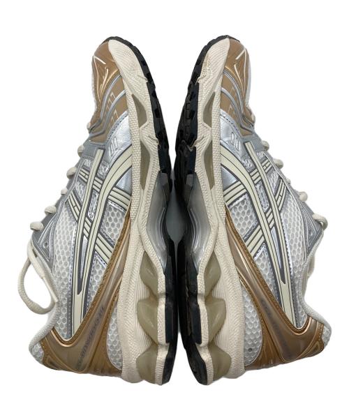 asics（アシックス）asics (アシックス) GEL KAYANO14 ホワイト×ゴールド サイズ:25.5cmの古着・服飾アイテム