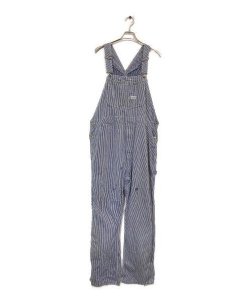 RUGGED（ラギッド）RUGGED (ラギッド) 60s?70sオーバーオール ホワイト×ネイビー サイズ:-の古着・服飾アイテム