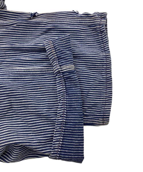 RUGGED（ラギッド）RUGGED (ラギッド) 60s?70sオーバーオール ホワイト×ネイビー サイズ:-の古着・服飾アイテム