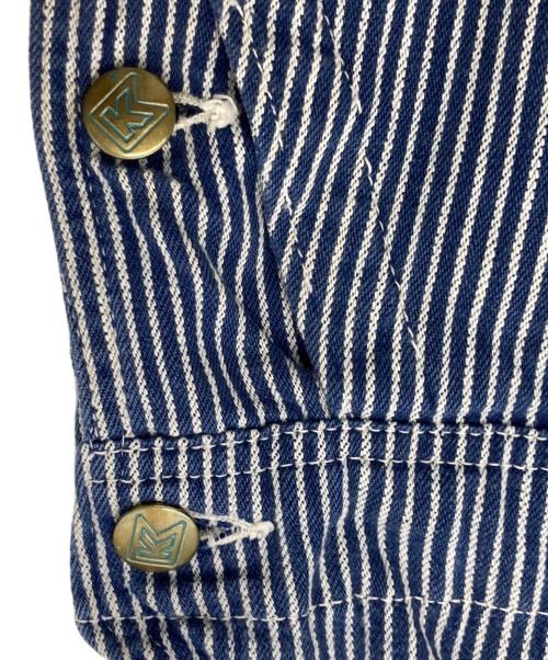 RUGGED（ラギッド）RUGGED (ラギッド) 60s?70sオーバーオール ホワイト×ネイビー サイズ:-の古着・服飾アイテム