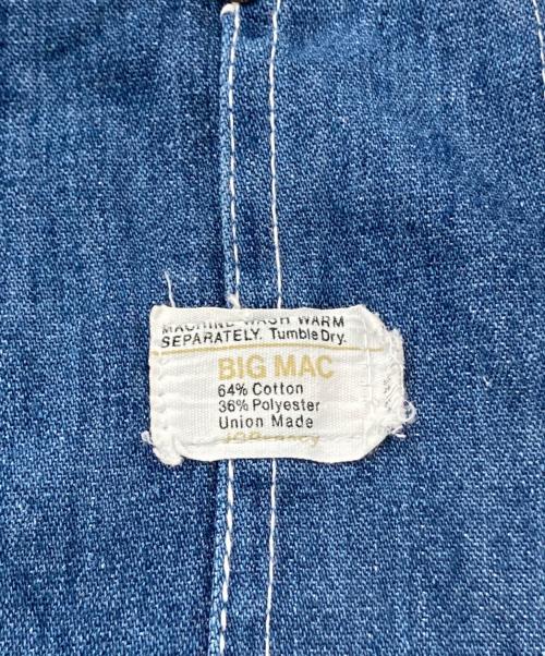 big mac（ビッグマック）BIG MAC (ビッグマック) デニムオーバーオール インディゴ サイズ:-の古着・服飾アイテム