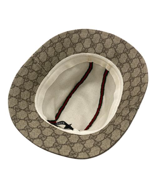 GUCCI（グッチ）GUCCI (グッチ) GGスプリームハット ベージュの古着・服飾アイテム