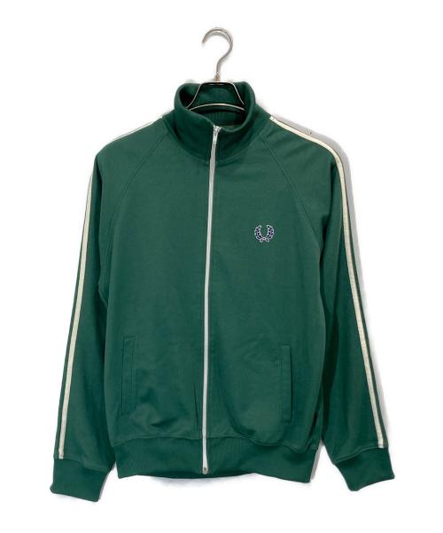 FRED PERRY（フレッドペリー）FRED PERRY (フレッドペリー) TWIN TAPE TRACK JACKET グリーン サイズ:SIZE Mの古着・服飾アイテム