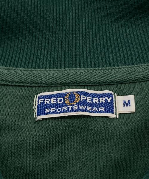 FRED PERRY（フレッドペリー）FRED PERRY (フレッドペリー) TWIN TAPE TRACK JACKET グリーン サイズ:SIZE Mの古着・服飾アイテム