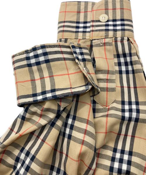 Burberry's（バーバリーズ）Burberry's (バーバリーズ) 7分袖ノバチェックシャツ ベージュ サイズ:Ｓの古着・服飾アイテム