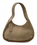 COACHコーチ）の古着「エルゴ スウェードミニショルダーバッグ」｜ベージュ