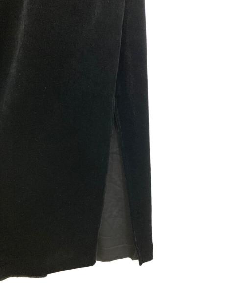 allureville（アルアバイル）allureville (アルアバイル) ベロアキャミソールワンピース ブラック サイズ:2の古着・服飾アイテム