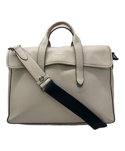 COACH（コーチ）COACH (コーチ) サリバン ポートフォリオ ブリーフ アイボリーの古着・服飾アイテム