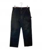 CarHarttカーハート）の古着「ボロダブルニーパンツ」｜ブラック