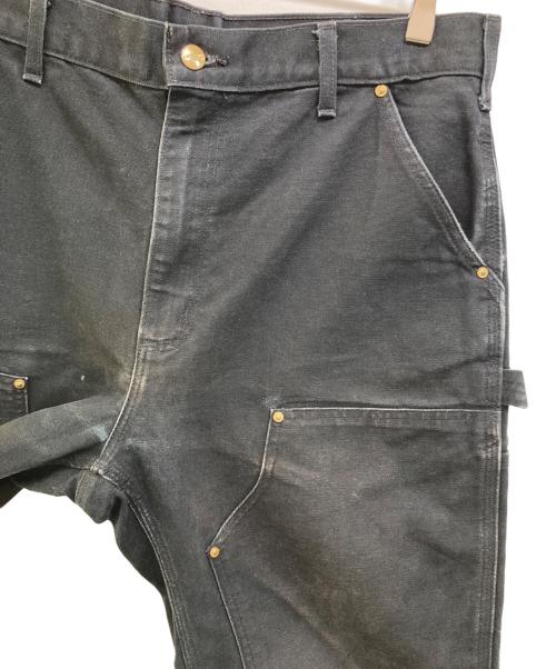 CarHartt（カーハート）CarHartt (カーハート) ボロダブルニーパンツ ブラック サイズ:W34の古着・服飾アイテム