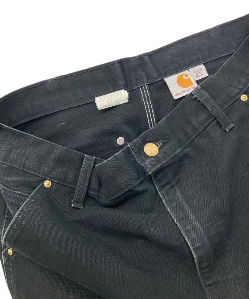 CarHartt（カーハート）CarHartt (カーハート) ボロダブルニーパンツ ブラック サイズ:W34の古着・服飾アイテム