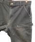 中古・古着 CarHartt (カーハート) ボロダブルニーパンツ ブラック サイズ:W34：23000円
