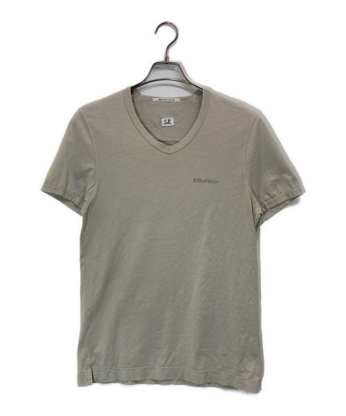 C.P COMPANY（シーピーカンパニー）C.P COMPANY (シーピーカンパニー) Vネックカットソー ベージュ サイズ:Sの古着・服飾アイテム