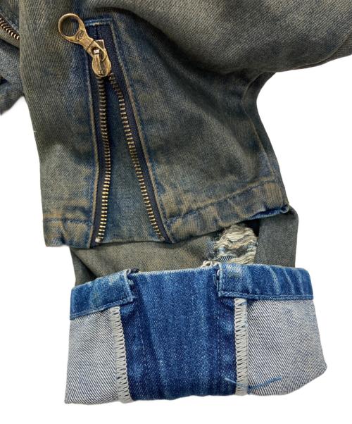 PERSONSOUL（パーソンソウル）PERSONSOUL (パーソンソウル) エイリアン ダーティー デニムコート インディゴ サイズ:Lの古着・服飾アイテム
