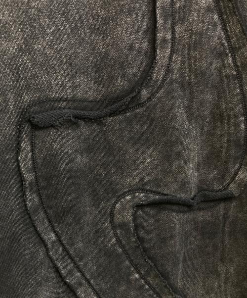 PERSONSOUL（パーソンソウル）PERSONSOUL (パーソンソウル) Totem Embroidered Washed Hoodie ブラック サイズ:Lの古着・服飾アイテム