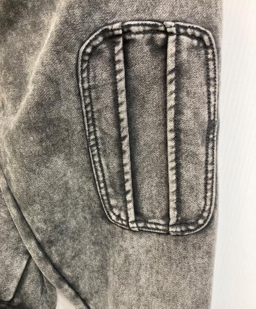 PERSONSOUL（パーソンソウル）PERSONSOUL (パーソンソウル) Totem Embroidered Washed Hoodie ブラック サイズ:Lの古着・服飾アイテム