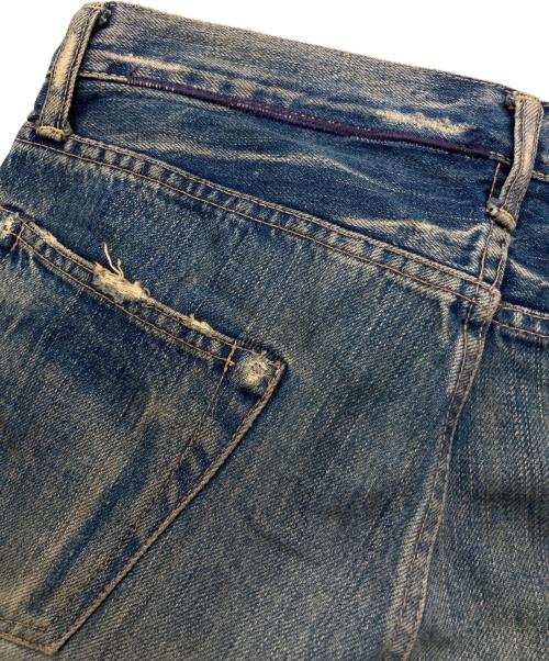 Hysteric Glamour（ヒステリックグラマー）Hysteric Glamour (ヒステリックグラマー) ダメージ加工フレアデニムパンツ インディゴ サイズ:SIZE 28の古着・服飾アイテム