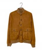 VALSTARヴァルスター）の古着「VALSTARINO ゴートスウェードブルゾン」｜ブラウン