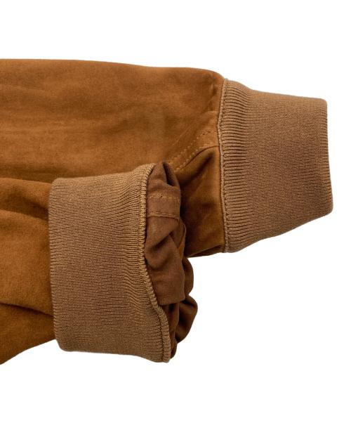 VALSTAR（ヴァルスター）VALSTAR (ヴァルスター) VALSTARINO ゴートスウェードブルゾン ブラウン サイズ:48の古着・服飾アイテム