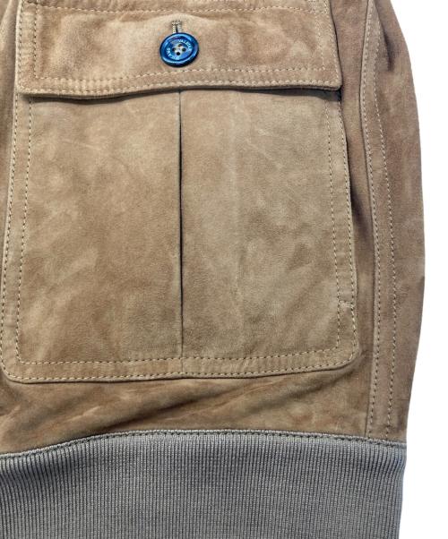 VALSTAR（ヴァルスター）VALSTAR (ヴァルスター) VALSTARINO ゴートスウェードブルゾン ブラウン サイズ:48の古着・服飾アイテム