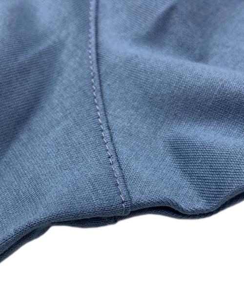 GRAN SASSO（グランサッソ）GRAN SASSO (グランサッソ) マーセライズ コットン シルケット加工ポロシャツ ブルー サイズ:46の古着・服飾アイテム