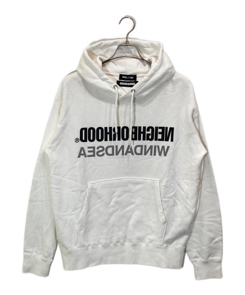 WIND AND SEA（ウィンダンシー）WIND AND SEA (ウィンダンシー) NEIGHBORHOOD (ネイバーフッド) C-HOODED LS ホワイト サイズ:Mの古着・服飾アイテム