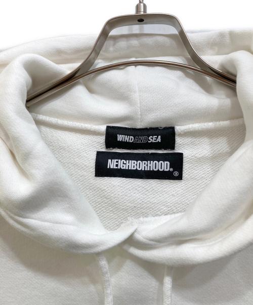 WIND AND SEA（ウィンダンシー）WIND AND SEA (ウィンダンシー) NEIGHBORHOOD (ネイバーフッド) C-HOODED LS ホワイト サイズ:Mの古着・服飾アイテム