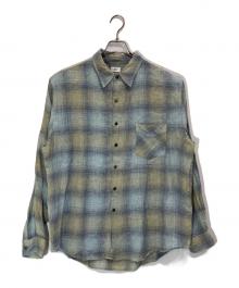 RHC Ron Herman（アールエイチシー ロンハーマン）の古着「リネンオンブレチェックシャツ」｜ブルー