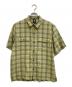NIKE ACG（ナイキエージーシー）の古着「ワークチェックシャツ」｜グリーン×イエロー