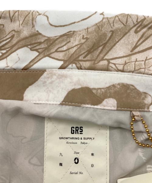 GrowthRing & Supply（グロースリング&サプライ）GrowthRing & Supply (グロースリング&サプライ) DOWNHILL TIGER & DRAGON  OVERPRINT SHIRT ベージュの古着・服飾アイテム