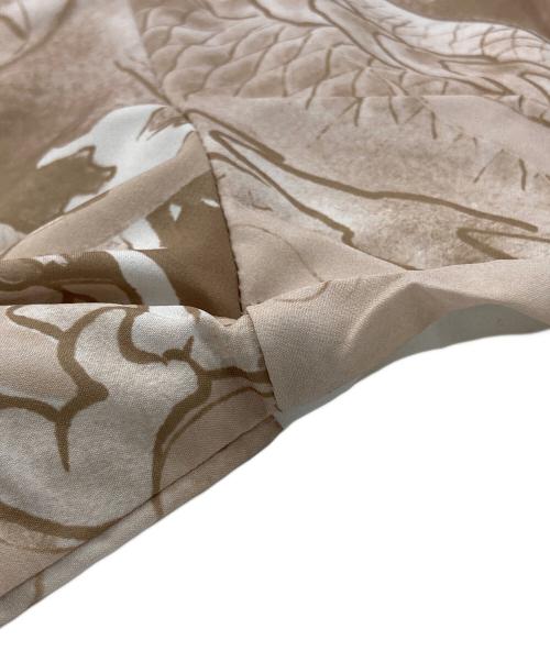 GrowthRing & Supply（グロースリング&サプライ）GrowthRing & Supply (グロースリング&サプライ) DOWNHILL TIGER & DRAGON  OVERPRINT SHIRT ベージュの古着・服飾アイテム