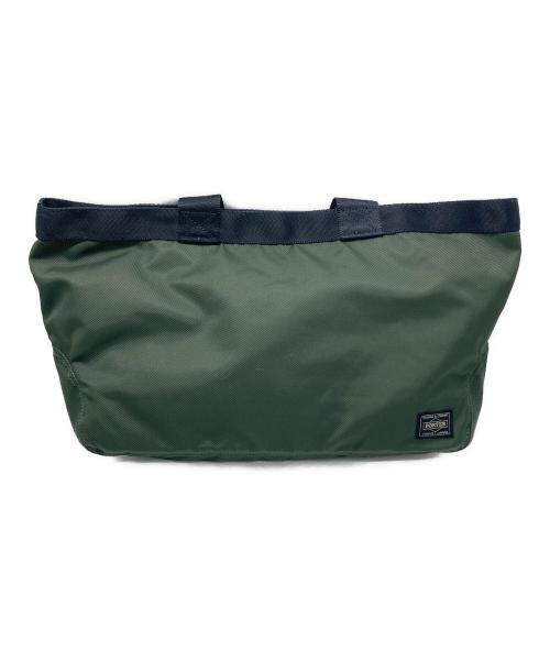 PORTER（ポーター）PORTER (ポーター) ラウンド トートバッグ グリーンの古着・服飾アイテム