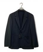 JOSEPHジョゼフ）の古着「ハイゲージアムンゼンジャージー ジャケット」｜ネイビー