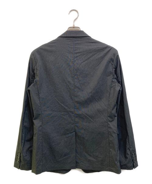 ck Calvin Klein（シーケーカルバンクライン）ck Calvin Klein (シーケーカルバンクライン) ストライプテーラードジャケット チャコールグレー サイズ:38の古着・服飾アイテム