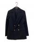 MACPHEE（マカフィー）の古着「ウールギャバジン ダブルブレストジャケット」｜ネイビー
